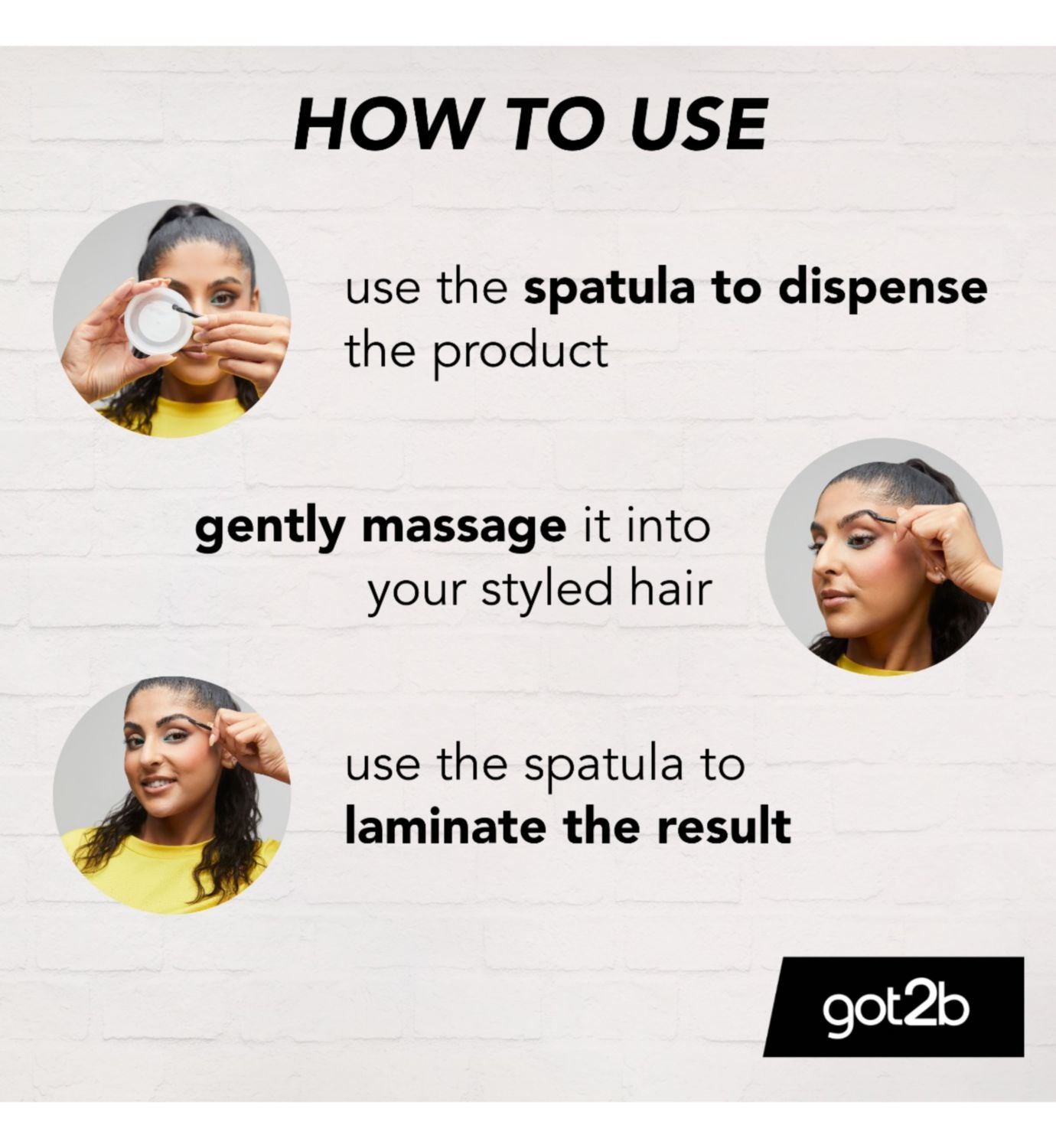 got2b Glued Brow Lift Styling Wax - British product