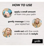 got2b Un-Glued styling remover foam 150ml - British product