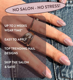 Nails.INC press on nails Pink Cat Eye, imported from the UK