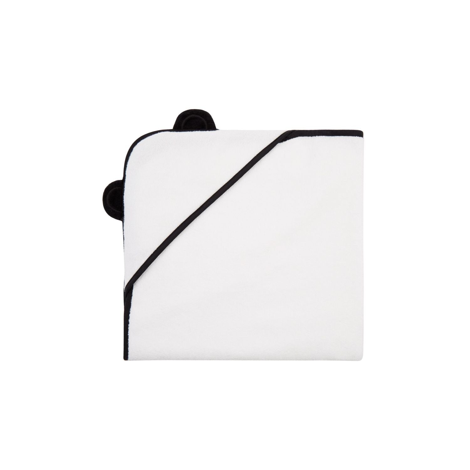 Panda Kids hooded towel white newborn (British brand)