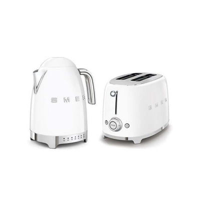Boots Smeg Jug Kettle and 2 Slice Toaster in White- Buy online at McGrocer
