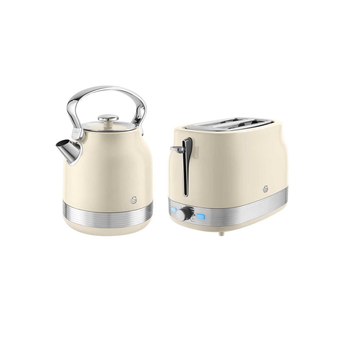 Swan RetroRevive kettle toaster set Chantilly Cream - British product