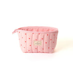 The Flat Lay Co sweet pink hearts makeup pouch - British brand