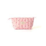 The Flat Lay Co sweet pink hearts makeup pouch - British brand