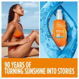 Garnier Ambre Solaire Sun Water SPF 30 sunscreen, UK version