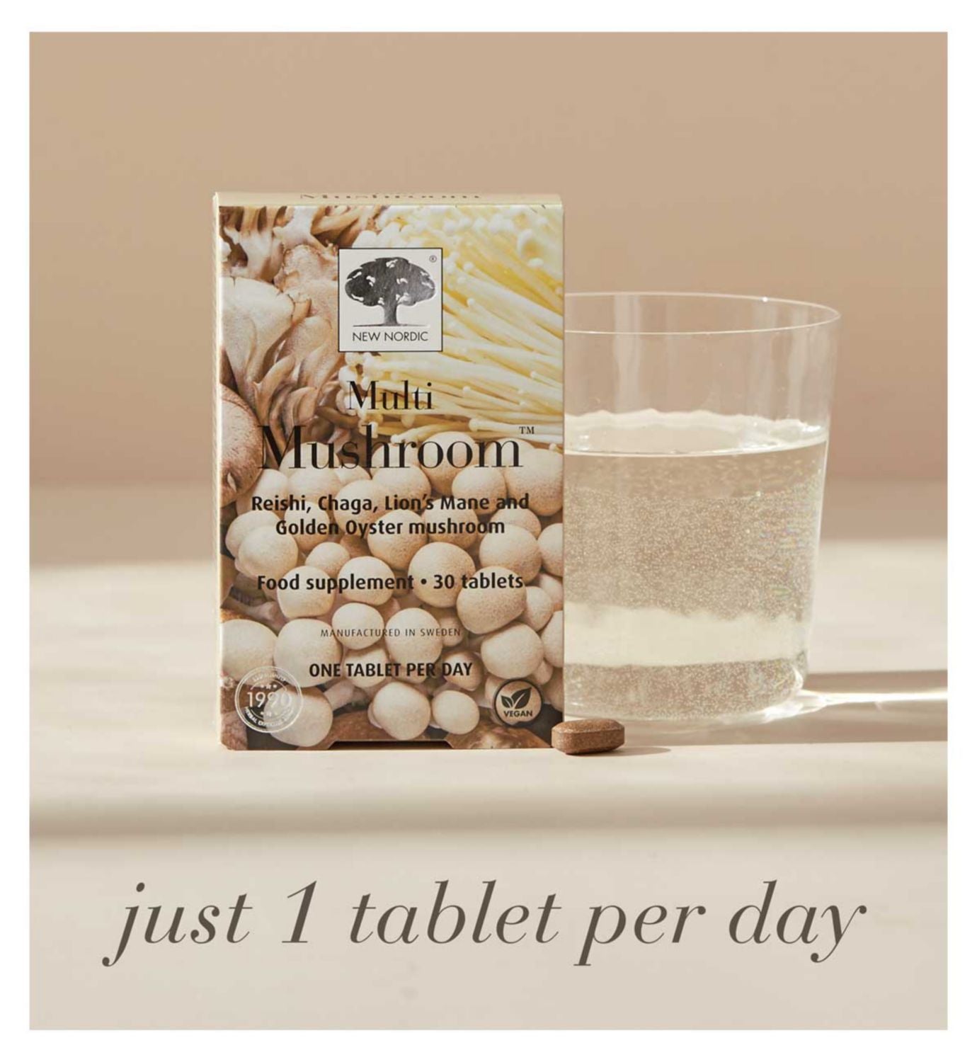 New Nordic Multi Mushroom 30 tablets - British product