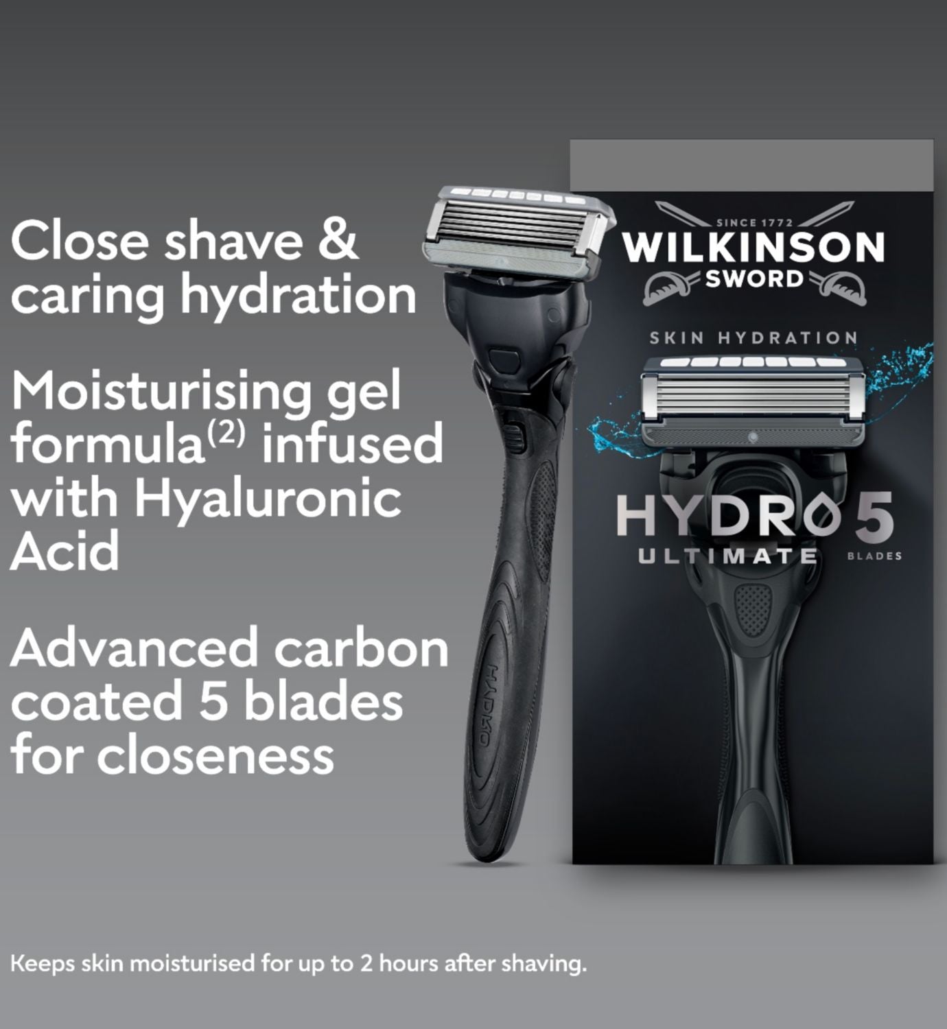 Wilkinson Sword Hydro 5 Ultimate razor blade refills 4 pack, UK version