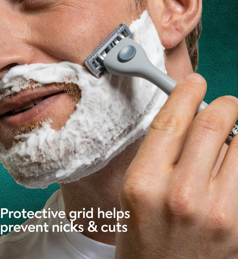 Wilkinson Sword Quattro men's razor and 9 blade refills (British brand)