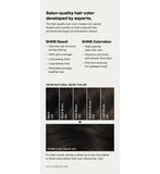 SHINE Professional hair dye Madrid Black Brown Natural (British brand)