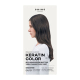 SHINE Professional permanent hair dye light brown ash-intense (British brand)