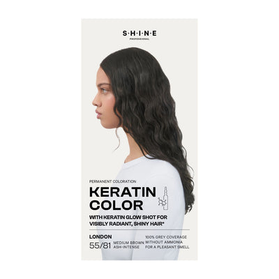 Boots SHINE Professional Permanent Hair Dye Medium Brown Ash-Intense London- Buy online at McGrocer