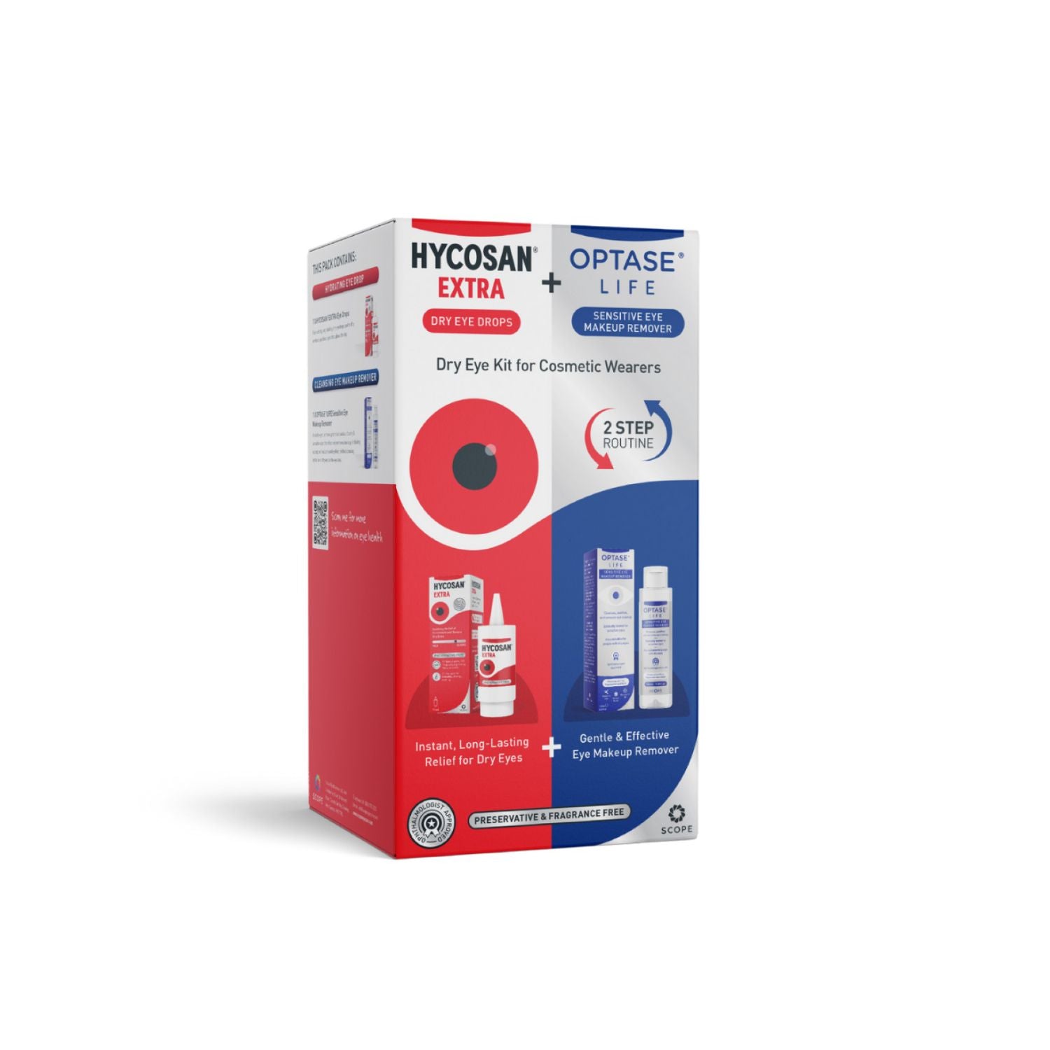 HYCOSAN Extra and OPTASE Life dry eye kit imported from the UK