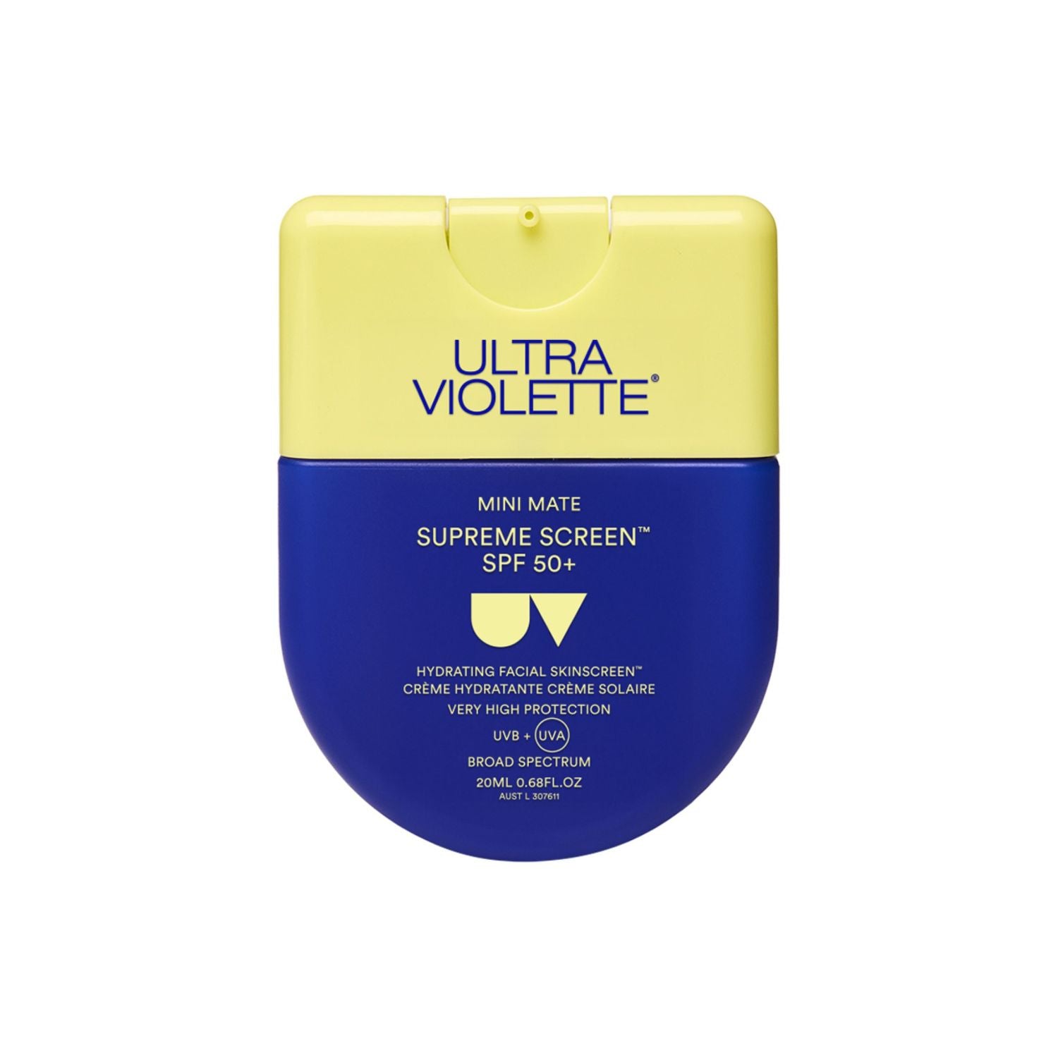 Ultra Violette Supreme Screen SPF 50+ Mini Mate 20ml, imported from the UK