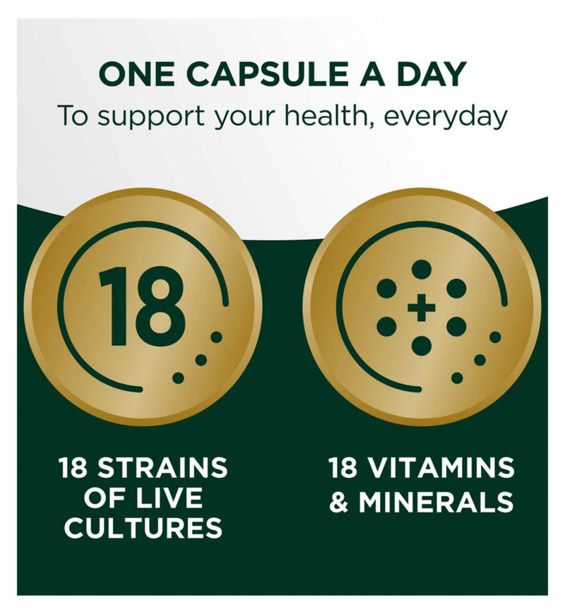 Centrum Multibiotics Complete supplement 30 capsules, UK version