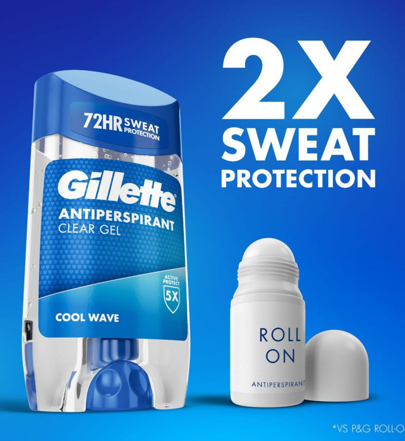Gillette antiperspirant Cool Wave 70ml, imported from the UK