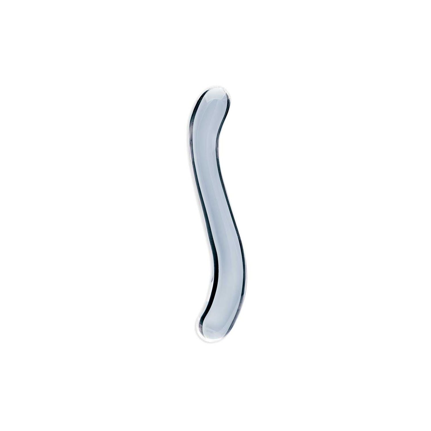 Clarity Celestial Curve glass dildo 7.1 inches, imported from the UK