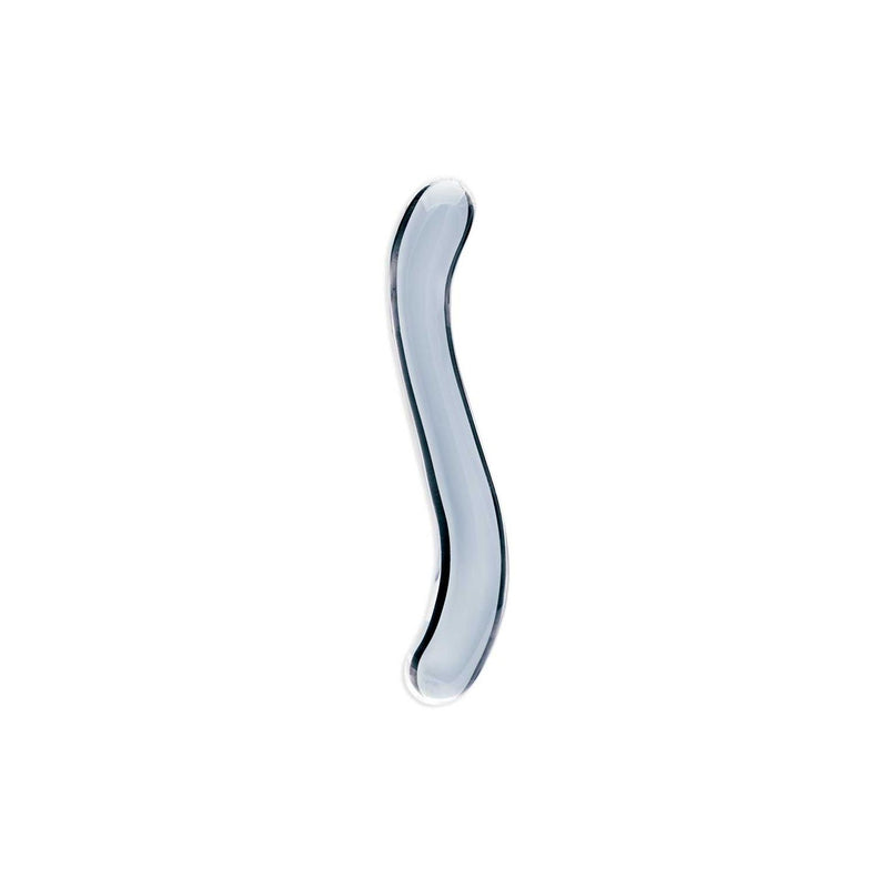 Clarity Celestial Curve glass dildo 7.1 inches, imported from the UK