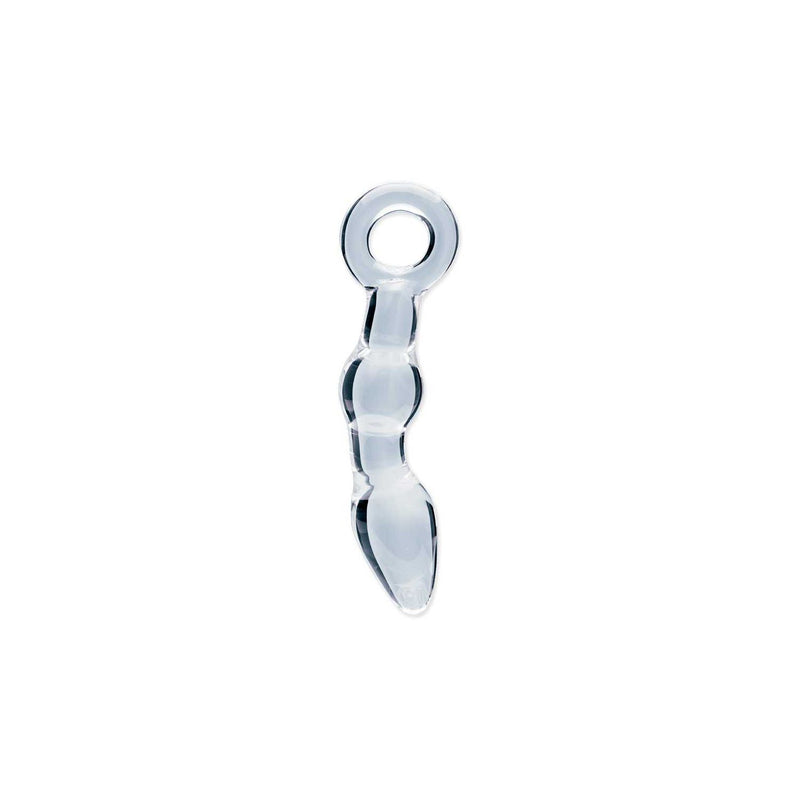 Clarity Utopian Mystique glass anal toy, UK version