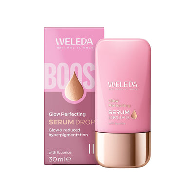 Boots Weleda Glow Perfecting Face Serum Drops With Licorice 100% Certified Natural Organic Vegan 30ml- Buy online at McGrocer