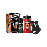 Lynx Africa and Sunset Fresh duo gift set with socks, UK version