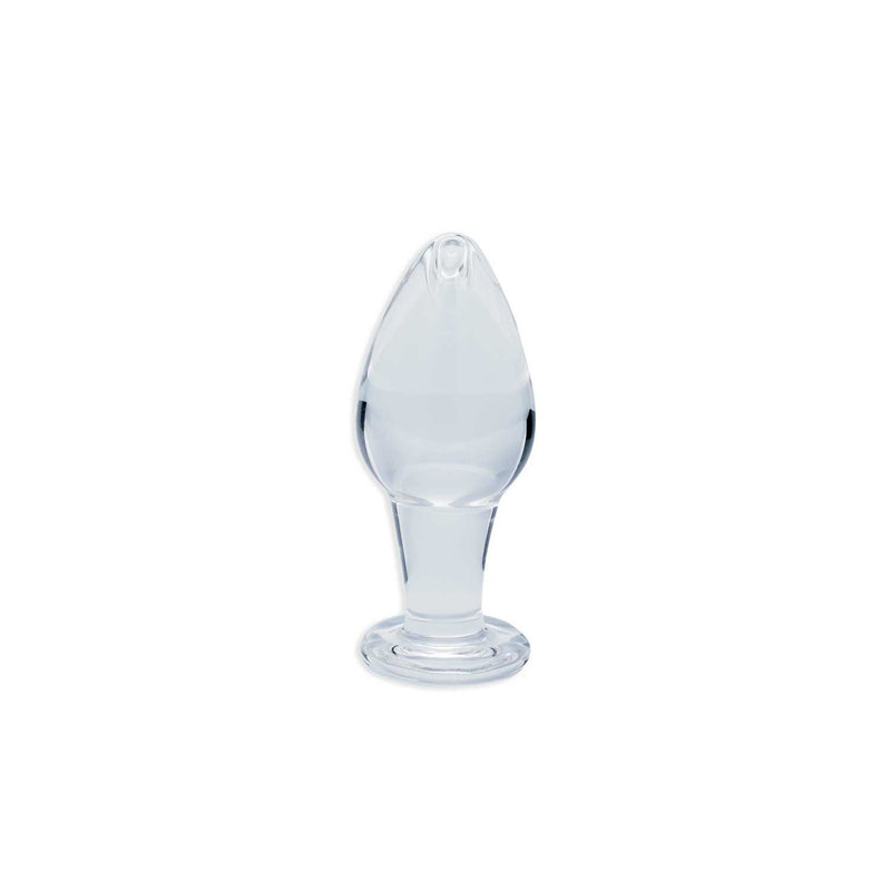 Clarity Utopian Bud glass butt plug, UK version