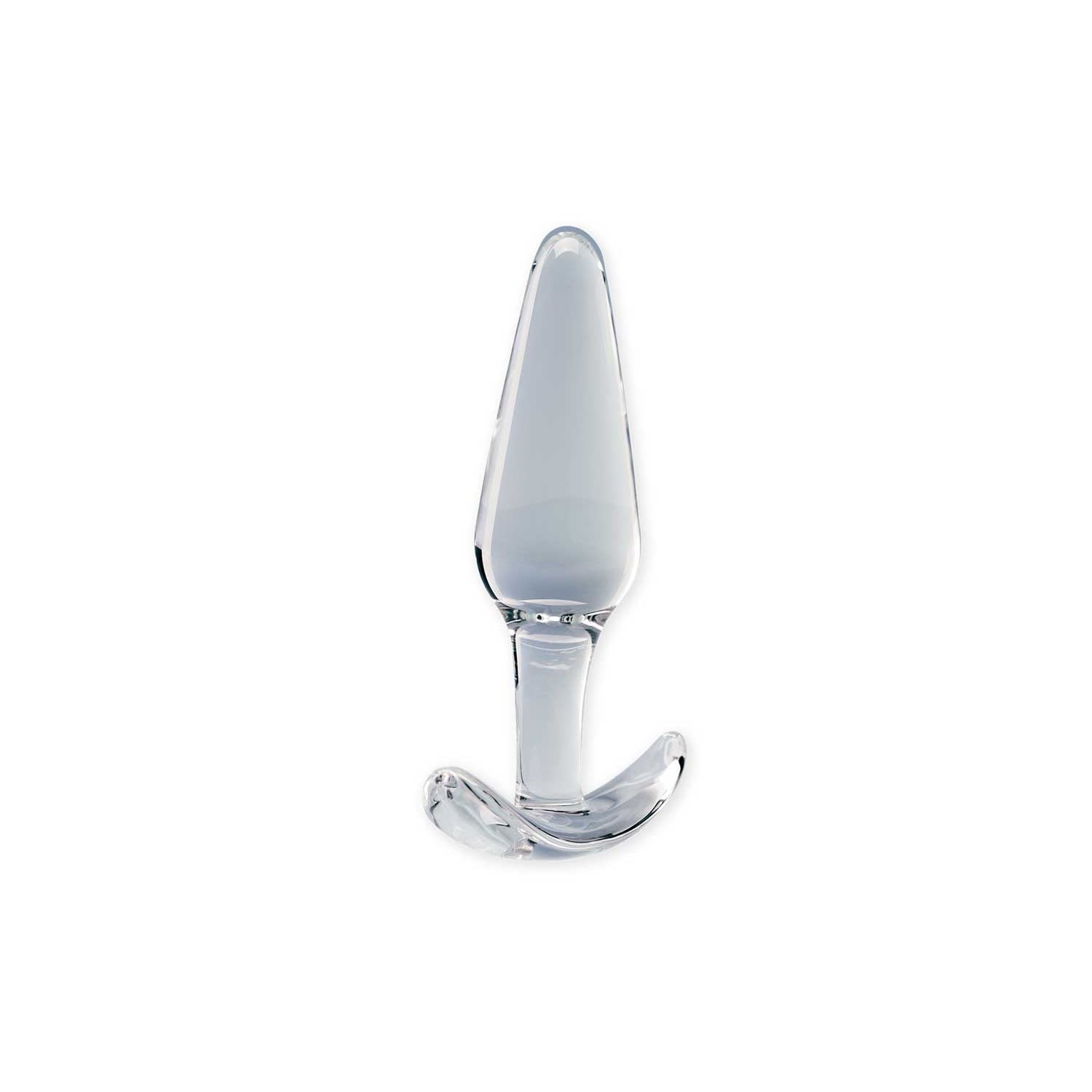 Clarity Utopian Floret glass butt plug 108mm, imported from the UK