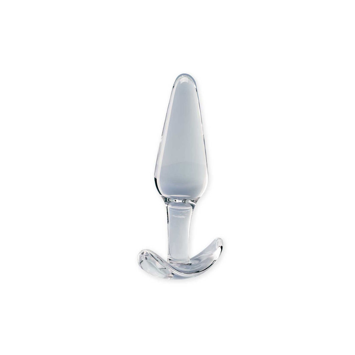 Clarity Utopian Floret glass butt plug 108mm, imported from the UK