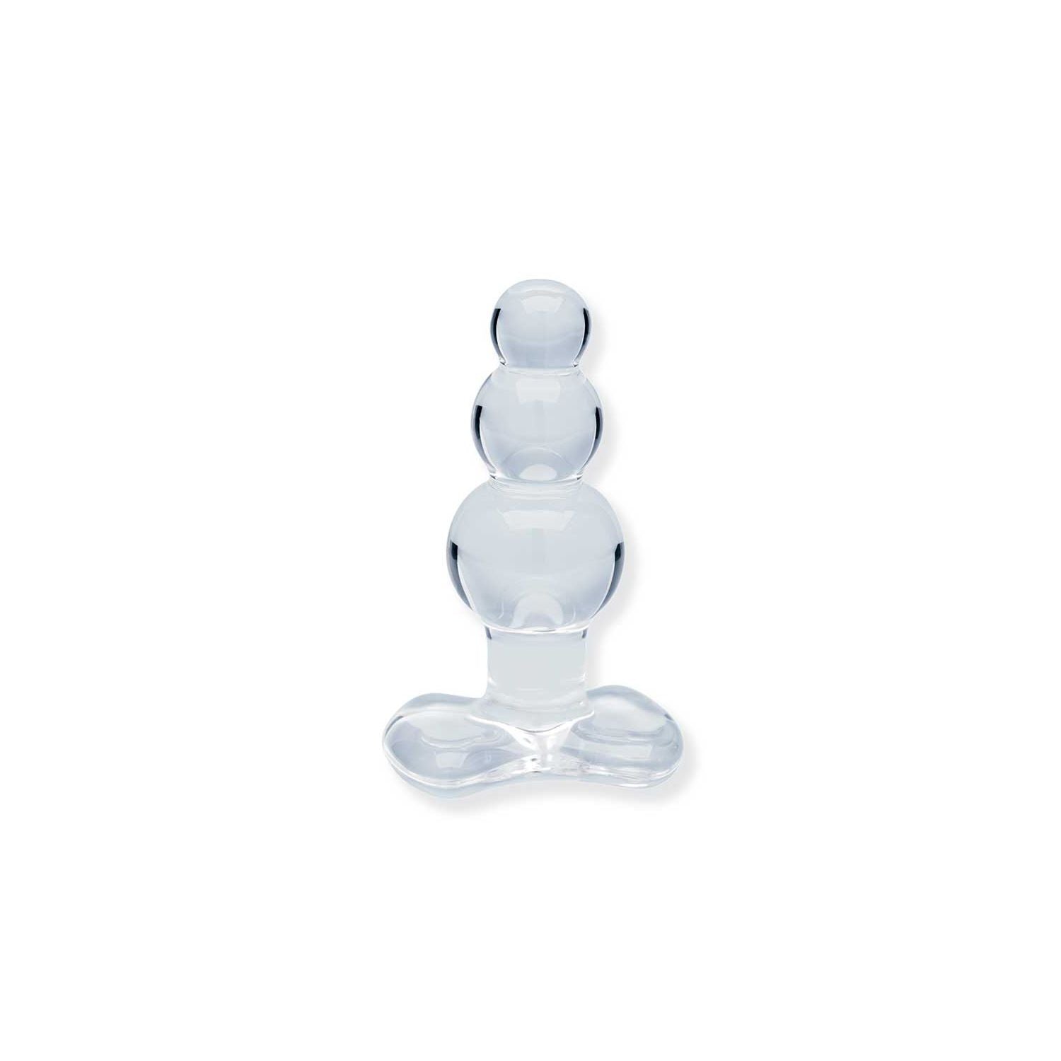 Clarity glass anal beads Utopian Reverie 3.6 inches - British product