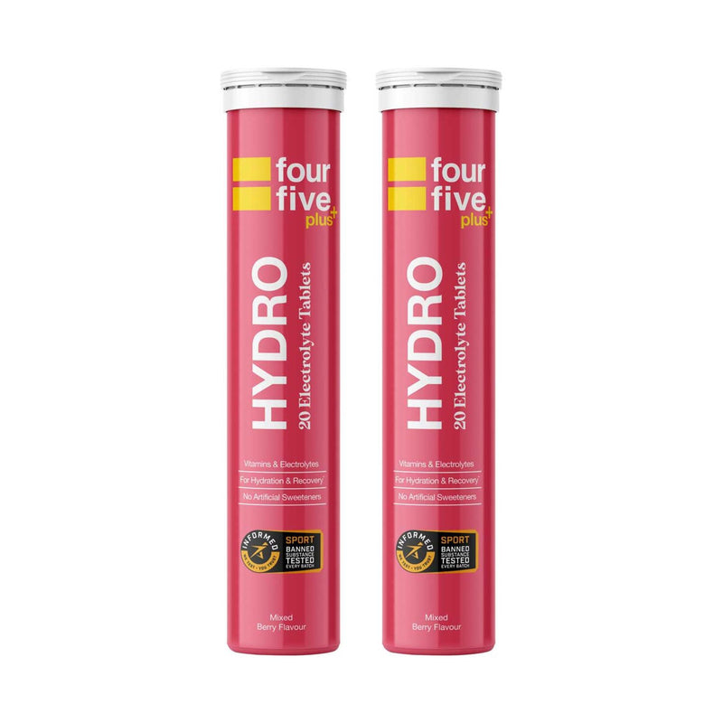 fourfive mixed berry hydration tablets bundle (British brand)