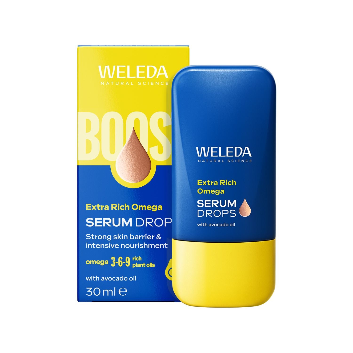 Weleda Extra Rich Omega Face Serum 30ml, imported from the UK