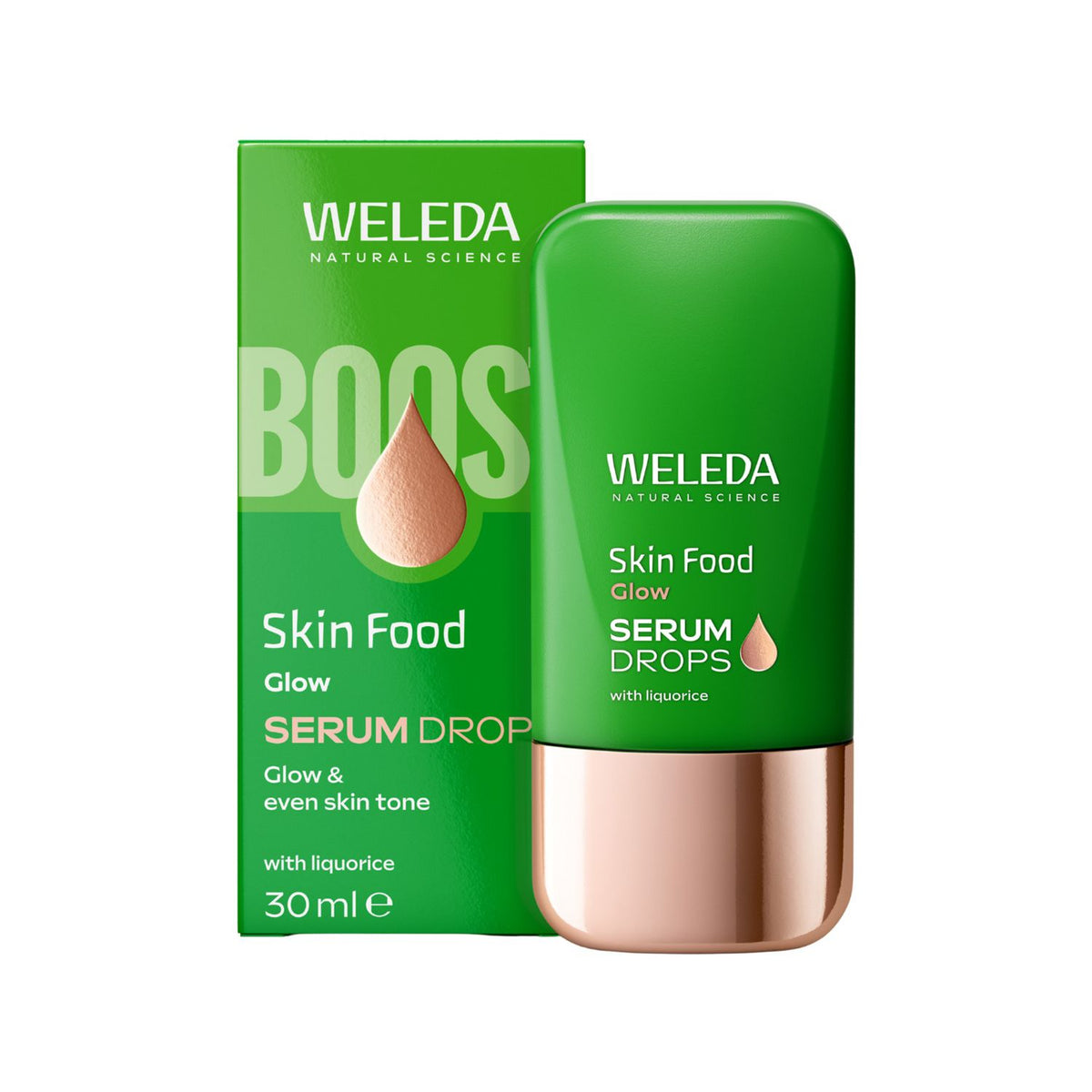 Weleda face serum drops with liquorice 30ml, imported from the UK
