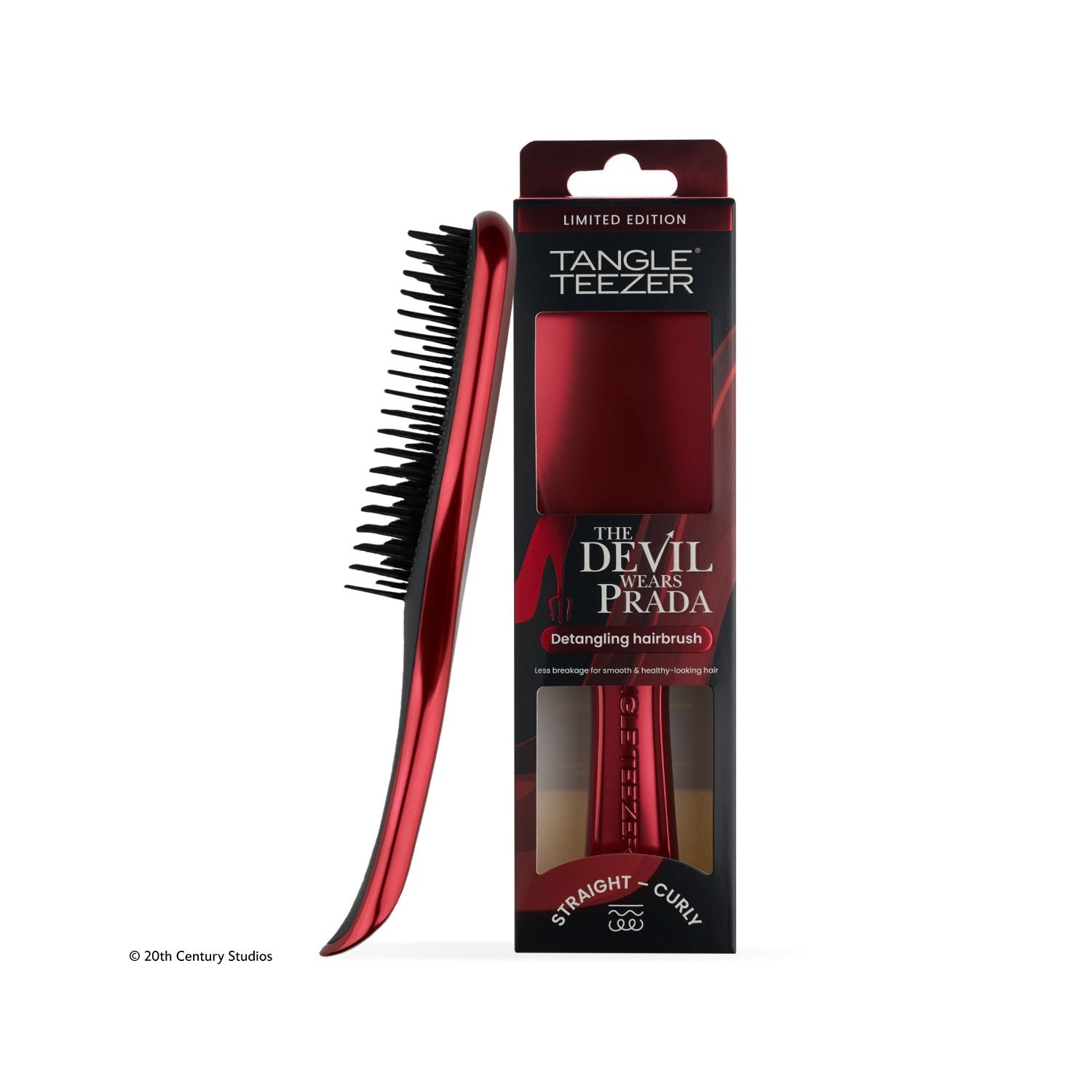 Tangle Teezer ultimate detangler red Devil Wears Prada edition, UK version