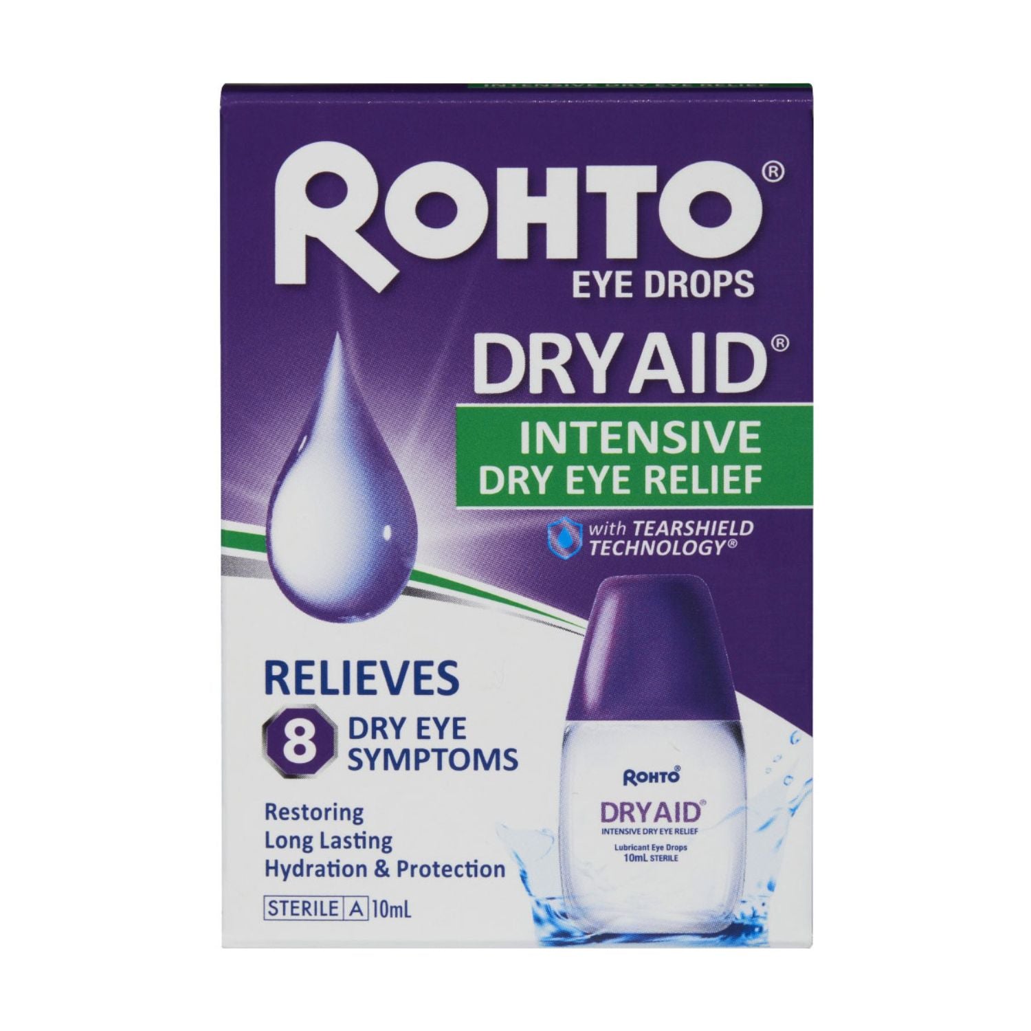Rohto Dry Aid eye drops 10ml - British product