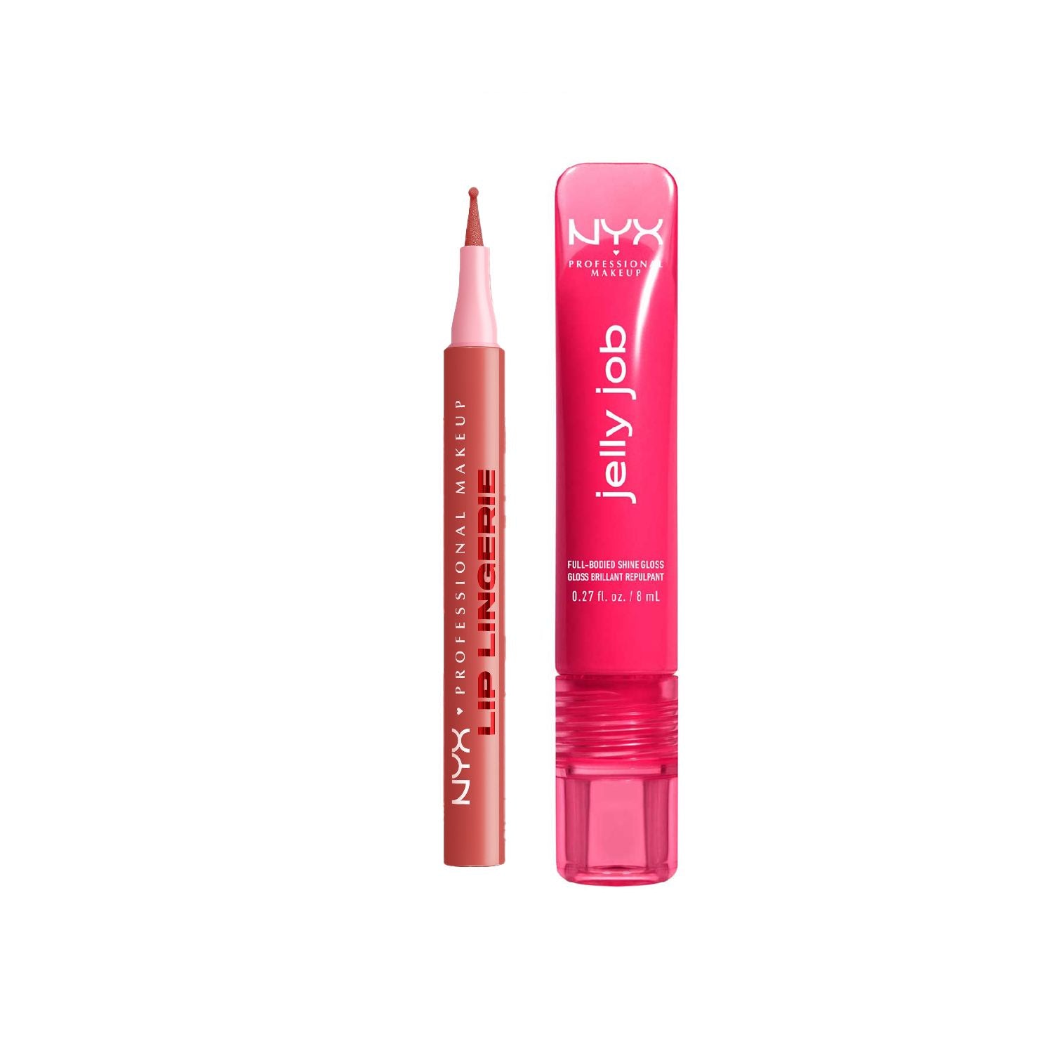 NYX lip liner stain and lip gloss bundle - British product
