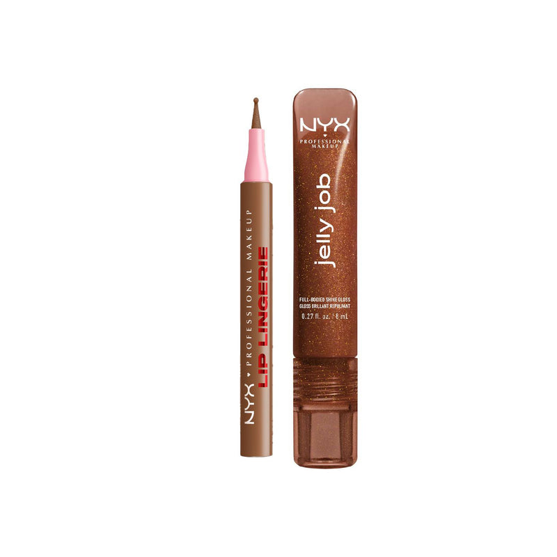 NYX Lip Lingerie and Jelly Job duo, UK version