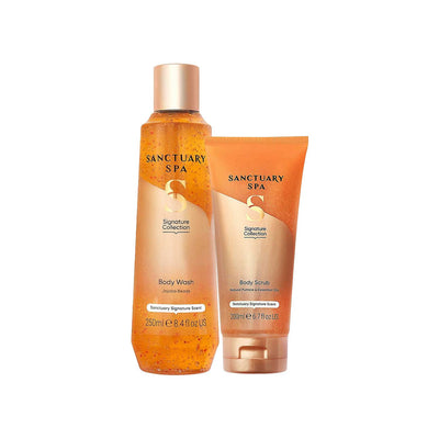 Boots Sanctuary Spa Signature Body Wash and Scrub Bundle- Buy online at McGrocer