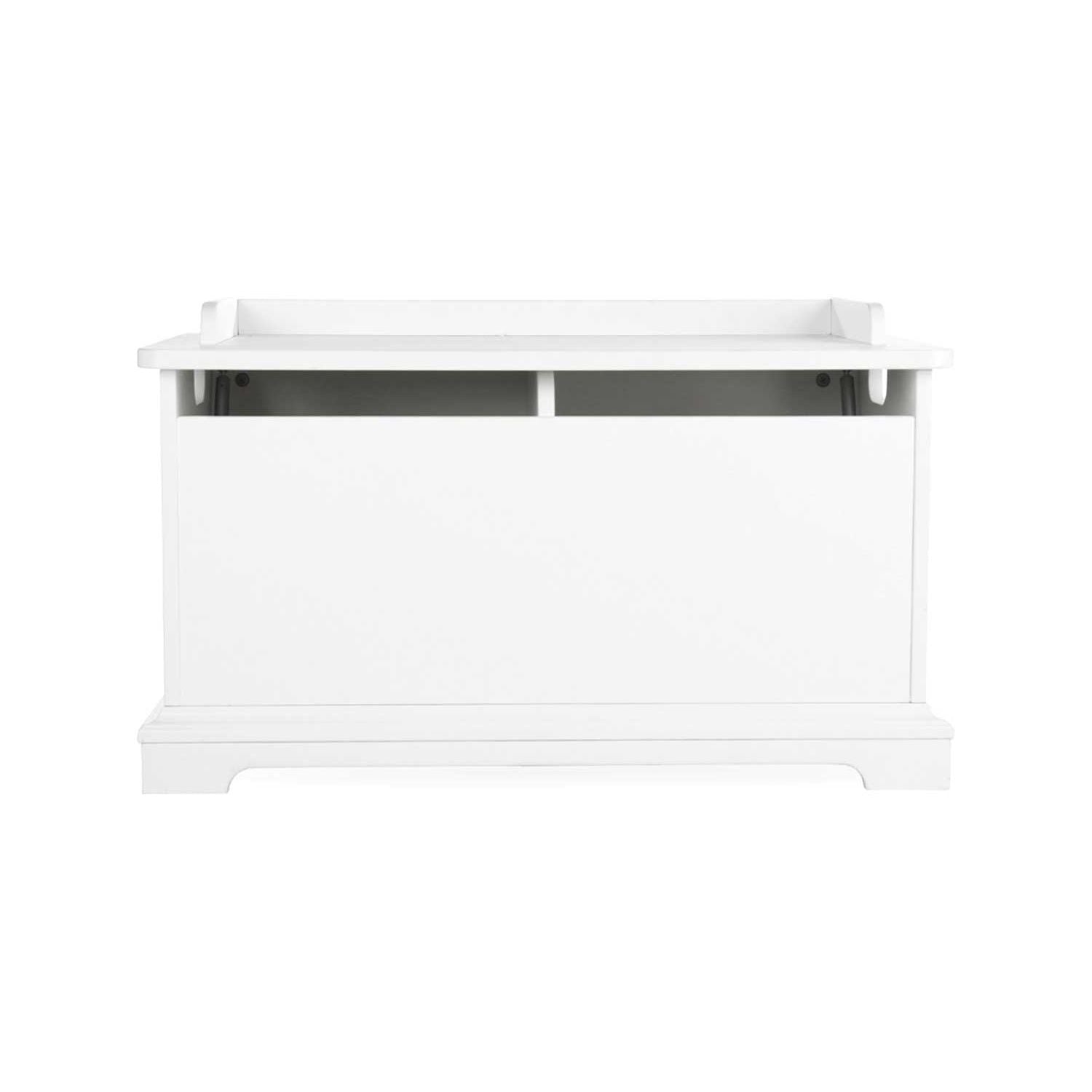CuddleCo Beaumont nursery storage box in white (British brand)