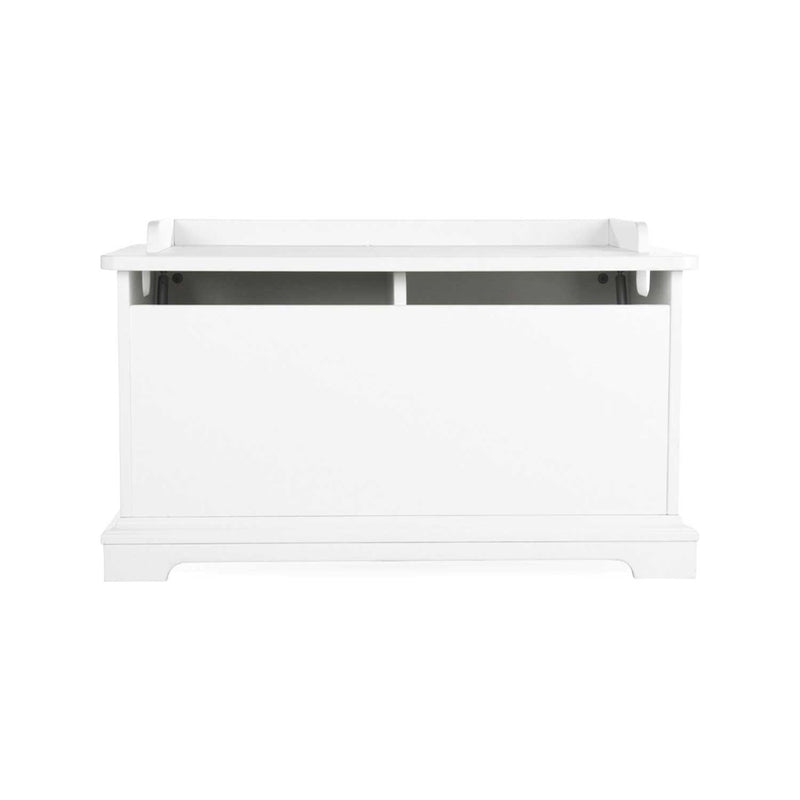 CuddleCo Beaumont nursery storage box in white (British brand)