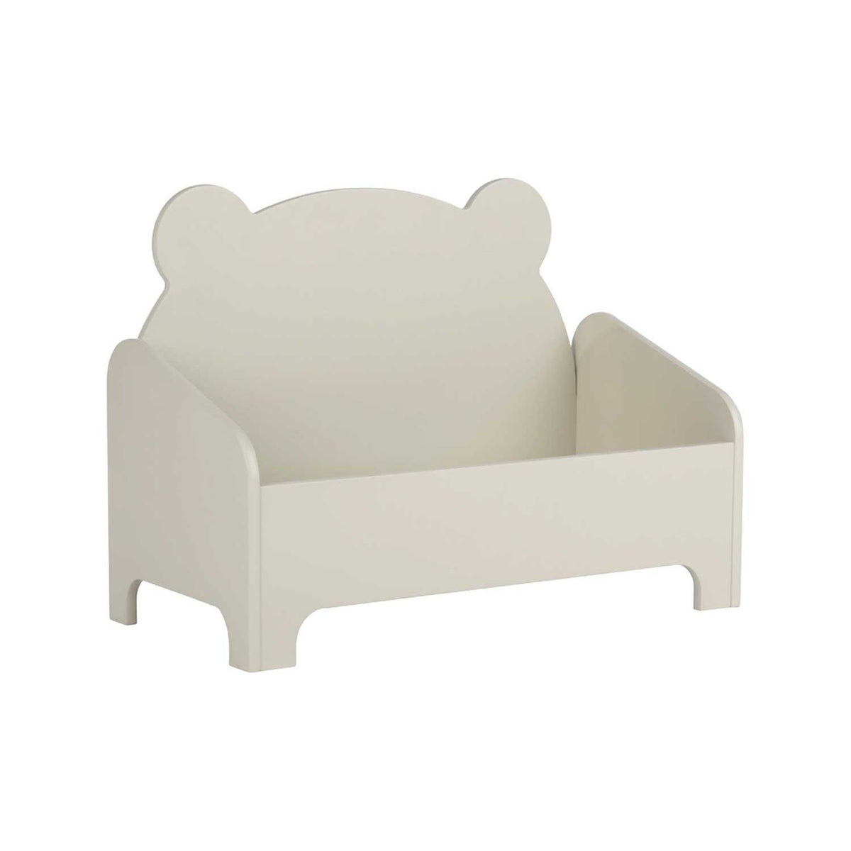 CuddleCo Bear Book Storage in Pebble children's book storage, UK version