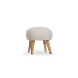 CuddleCo boucle foot stool Mushroom (British brand)