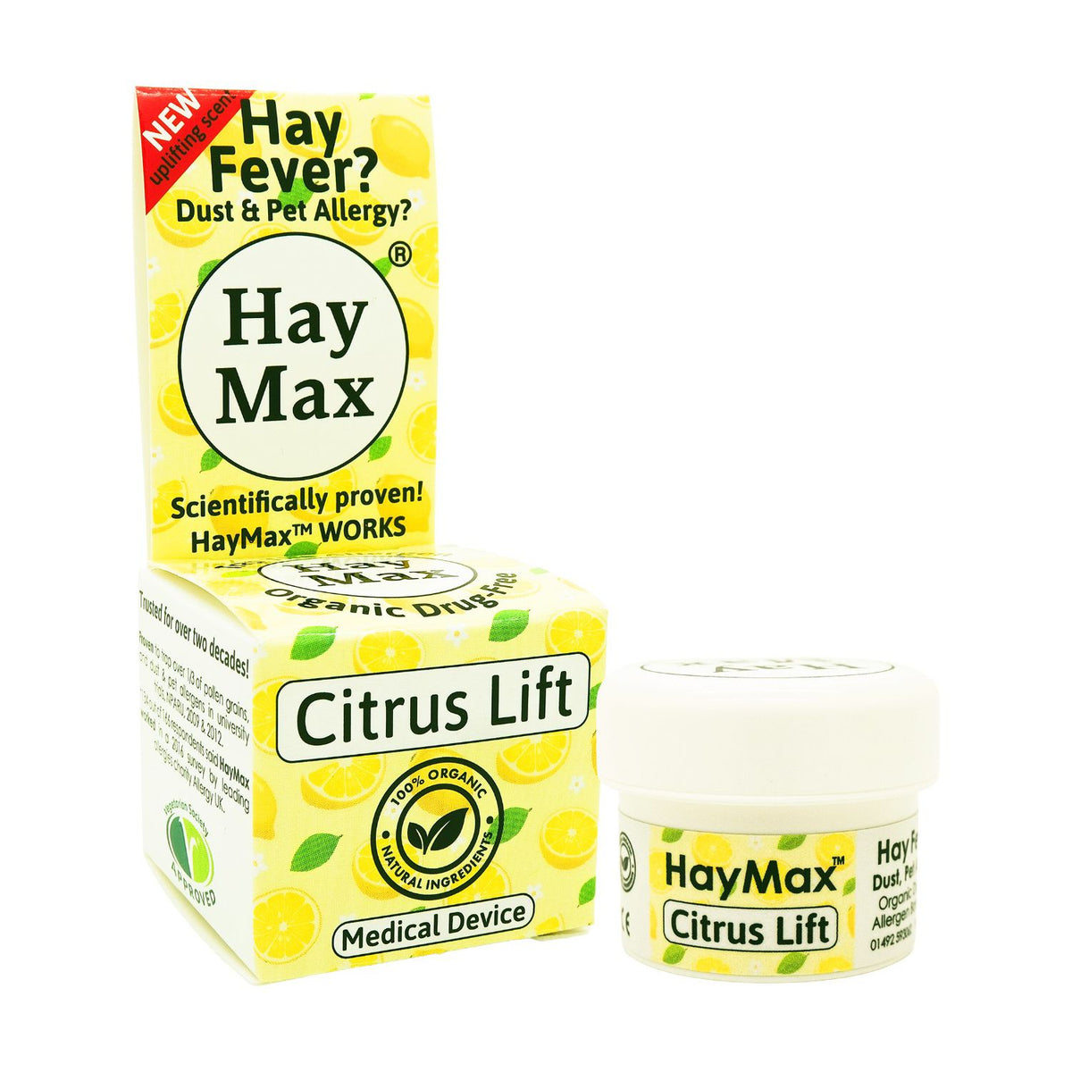 HayMax Citrus Lift allergen barrier balm 5ml, UK version