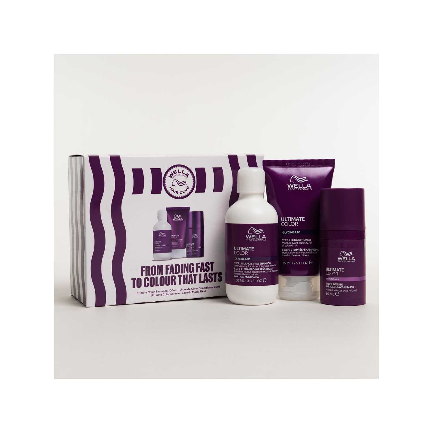 Wella Professionals Ultimate Color Travel Set haircare kit - British product