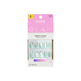 KISS press on nails Celestique blue 32 count (British brand)