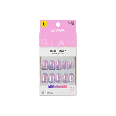 Boots KISS Glam Shimmer Press On Nails One N Only 32 Count- Buy online at McGrocer