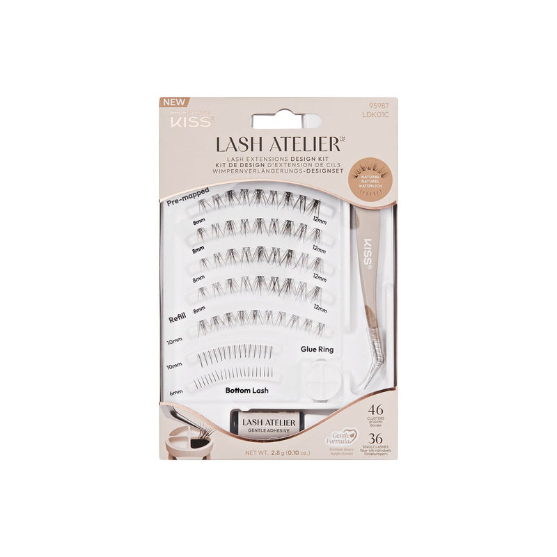 KISS Lash Atelier design kit natural 46 clusters - British product