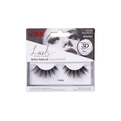 Boots KISS Lash Couture Triple Push Up Teddy False Eyelashes - 1 Pair Strip Lashes- Buy online at McGrocer
