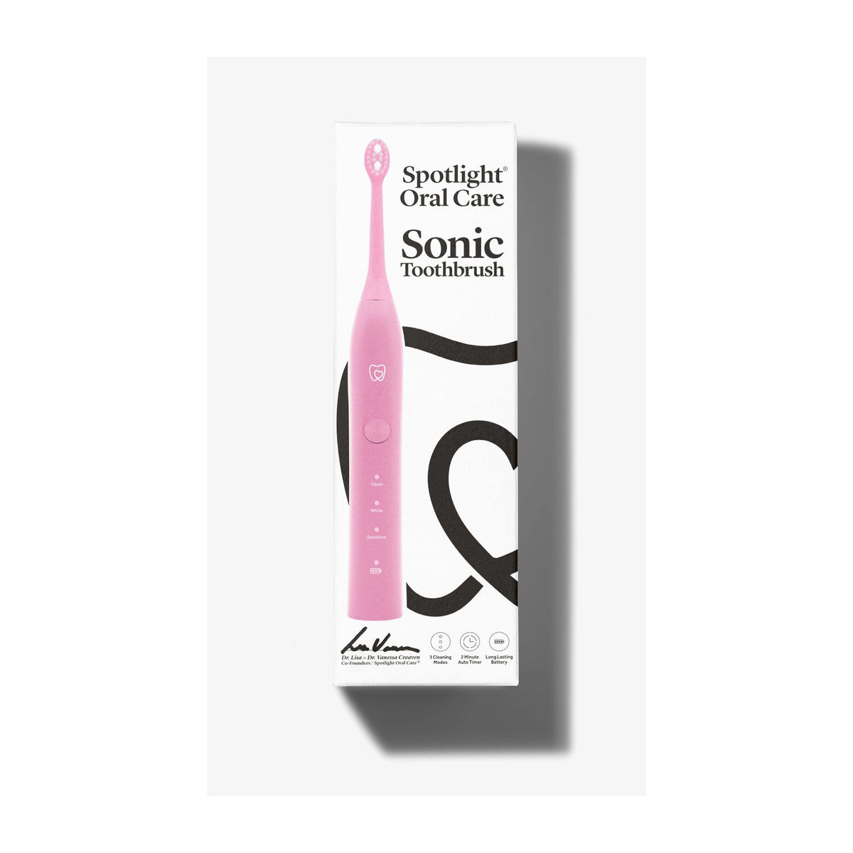 Spotlight Oral Care Sonic Toothbrush Hot Pink