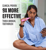 Spotlight Oral Care Sonic Toothbrush Hot Pink, imported from the UK
