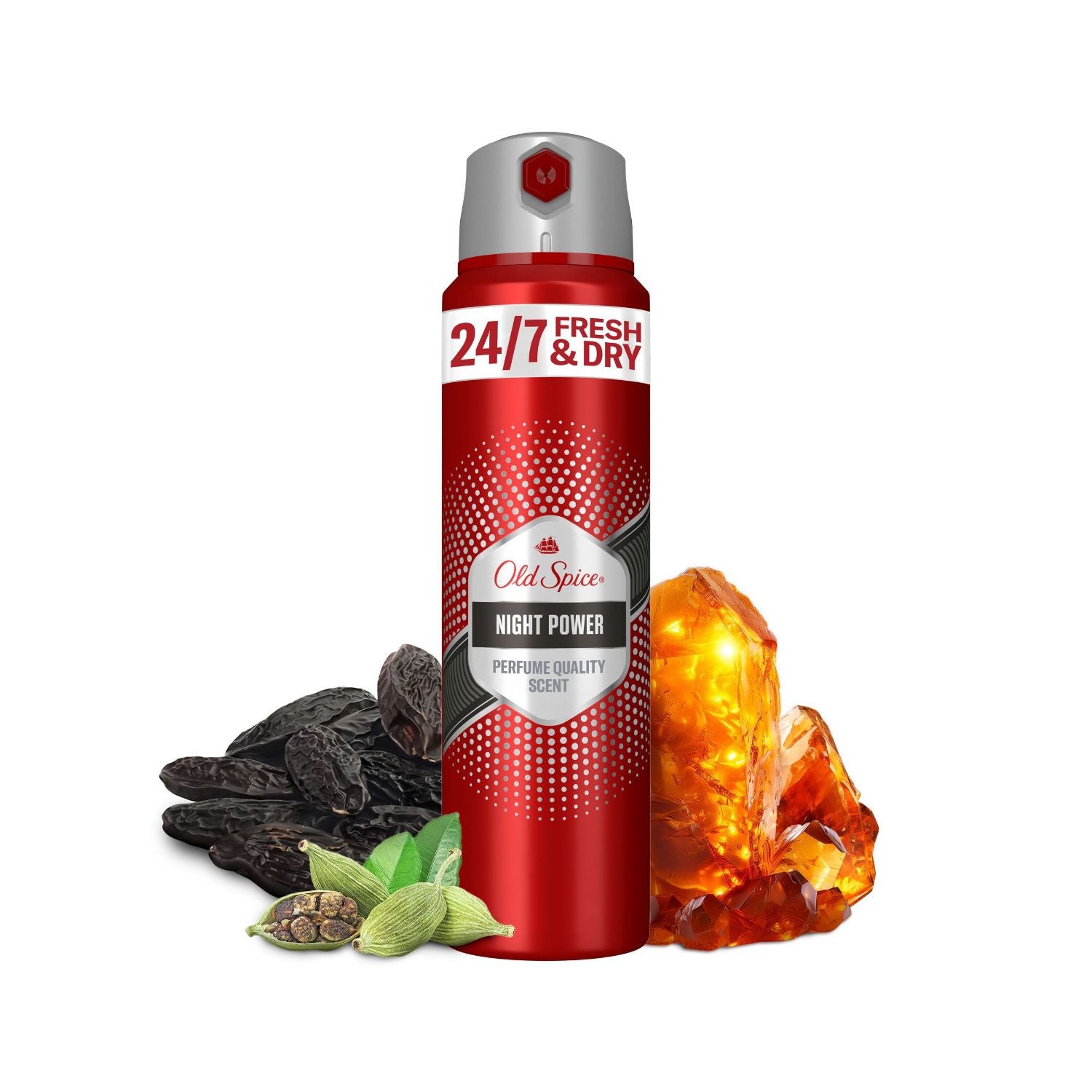 Old Spice antiperspirant spray Night Power 150ml, UK version