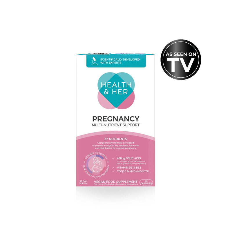 Health & Her Pregnancy Multi-Nutrient Support 60 capsules, UK version